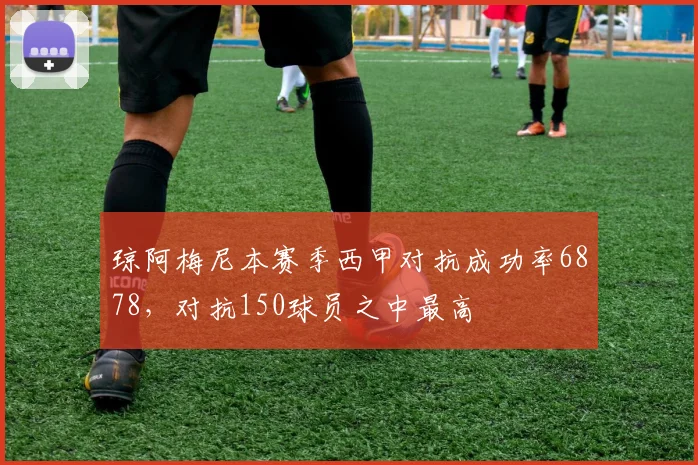 琼阿梅尼本赛季西甲对抗成功率6878，对抗150球员之中最高